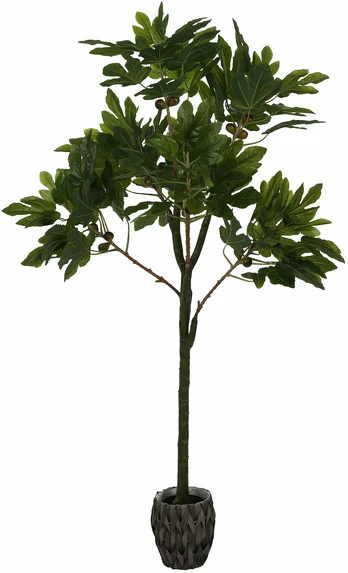 Dirbtinis augalas vazone, žalia sp., 160 cm