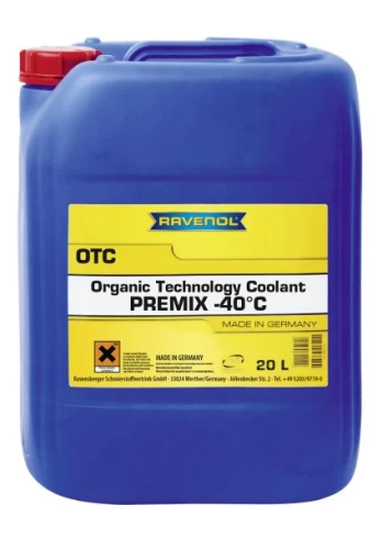Aušinimo skysčio koncentr. (tipas G12+/G30) RAVENOL RAV OTC C12+ READY 20L