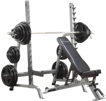 Multifunkcinis suolelis Body Solid Bench Rack Combo
