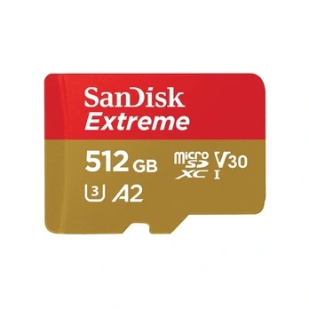 SanDisk Extreme 512 GB MicroSDHC UHS-I Klasės 10