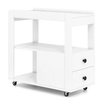 Bonideco Select Šoninis staliukas 65x30x62cm., baltos spalvos