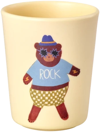 Rice - Melamine Kids Cup - Bear Print - 150 ml