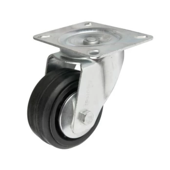 Vežimėlio ratukas, Ø80 mm, 80 kg