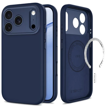 Mėlynas dėklas Apple iPhone 17 Pro / 18 Pro telefonui "Tech-Protect Uniq Magsafe CC"