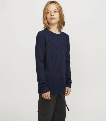 Jack & Jones vaikiškas džemperis 12258886*01, mėlynas