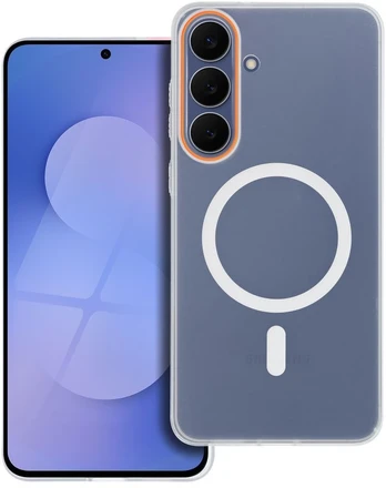 Dėklas Oem Case for Honor 600 LITE Go Oranžinis compatible with MagSafe transparent
