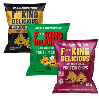 Allnutrition FITKING Delicious Protein Chips, Cheese and onion, 60 g