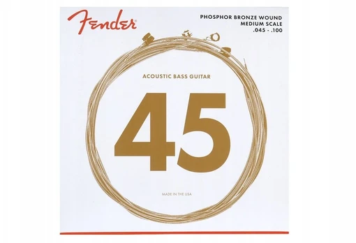 Fender 7060 stygos akustinei bosinei gitarai 45-100