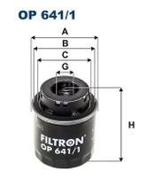 FILTRON OP 641/1 Alyvos filtras