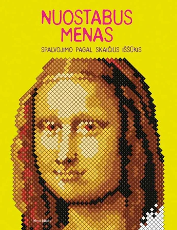 Nuostabus menas. Spalvinimo knyga