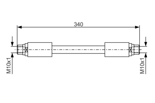 BOSCH 1 987 481 301 Brake hose