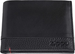 Piniginė Zippo Nappa Tri-Fold, juoda