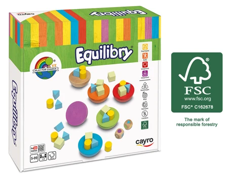 Cayro vikrumo žaidimas „Equilibry“, 2–8 žaid., nuo 5 m.
