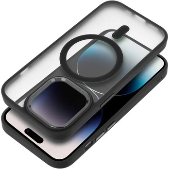 Dėklas Oem MATTE MAG COVER case compatible with MagSafe for IPHONE 17 Air juodas