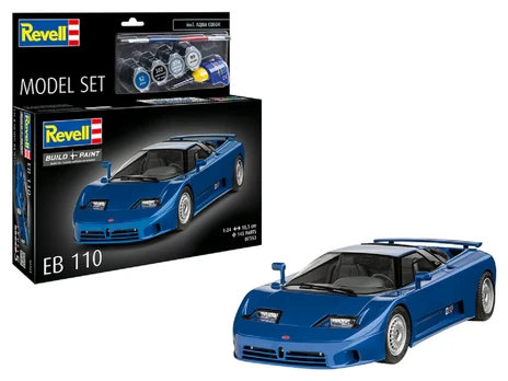 Revell - Bugatti EB110 dovanų komplektas, 1/24, 67353