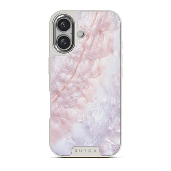 Mermaid Crown - Sea Shell iPhone 16 Case, Elite Light (MagSafe) / Silver