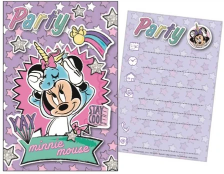 Disney Minnie vakarėlio kvietimas