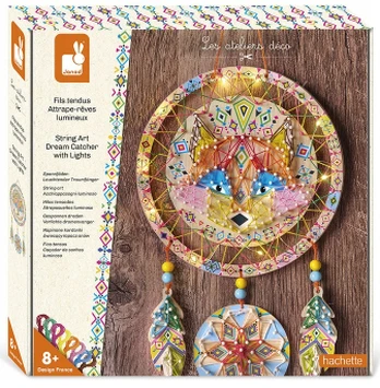 Dekoravimo rinkinys Janod String Art Dreamcatcher, įvairių spalvų