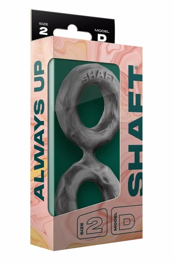SHAFT Double C-Ring Model D Medium Flexiskin™ Gray 4.8 cm