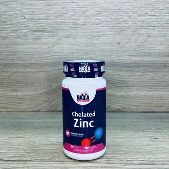 Haya Labs Chelated Zinc 30mg - 100 tabl.