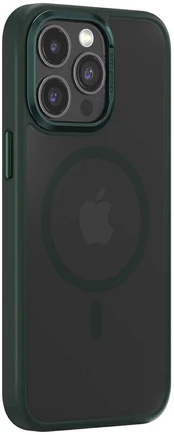 Dėklas Comma case Joy Elegant Mag for iPhone 15 Plus navy žalias kaina