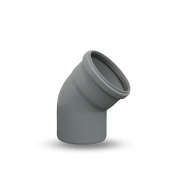 Vidaus kanalizacijos alkūnė , Ø 110 mm, 45°