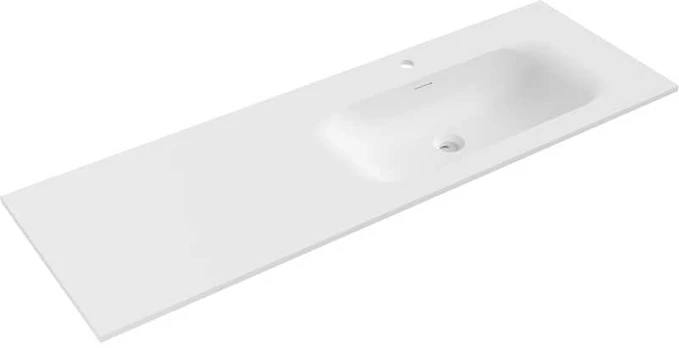 Praustuvas Mexen Vela, Right, 141 x 46,5 cm, Baltas matt