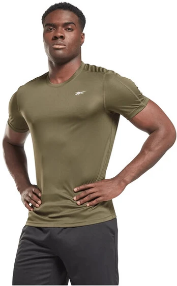 Reebok Marškinėliai Vyrams Ss Tech Tee Khaki 100057848 100057848/S