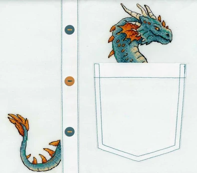 Mp Studija IŠPARDAVIMAS. Noble Dragon SV-252 - Siuvinėjimo rinkinys