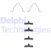 DELPHI LX0267 Brake pad fitting kit kaina
