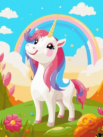 Tapybos rinkinys “The little unicorn”
