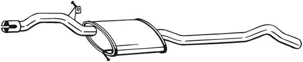 Vidurinis duslintuvas BOSAL 284-463