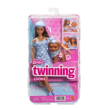 Barbie Twinning Looks Brunette Polka Dots