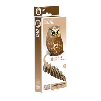 Dėlionė Fat Brain Toys Eugy – 3D galvosūkis – pelėda