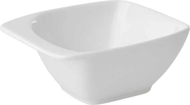Salaterka Salsa Kwadrat 10,5 cm balta AMBITION