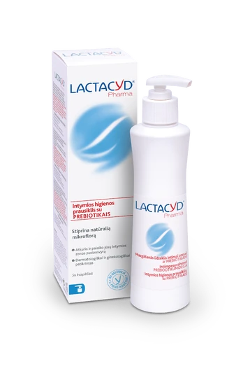 LACTACYD intymios higienos prausiklis su prebiotikais PHARMA, 250 ml
