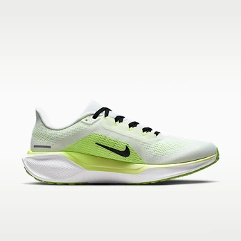 Nike Pegasus 41 White/ Black-Volt Ice-Barely Volt - Dydis 41 (FD2722-120 Laisvalaikio batai)