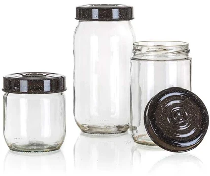 „Linzi Glass“ stiklainiai 3 vnt, granitas