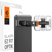 Folie Camera pentru Google Pixel 7a (set 2) - Spigen Glas.tR Optik EZ FIT - Black kaina