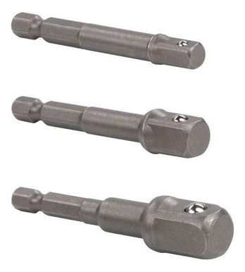 Gręžtuvo griebtuvo adapteriai 3vnt.