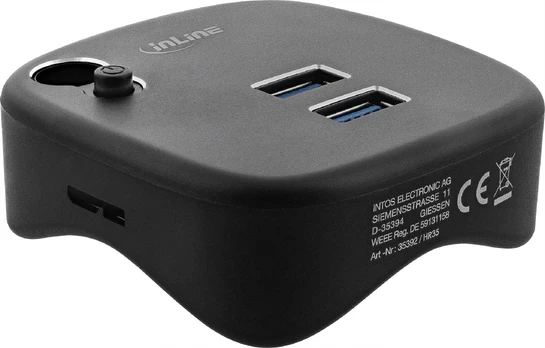 Šakotuvas Stacja/replikator InLine USB 3.0 (35392)