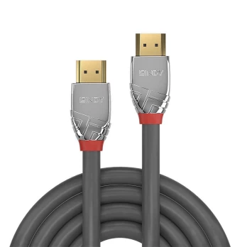 Lindy 37874, 5 m, HDMI Type A (Standard), HDMI Type A (Standard), Grå, Sølv