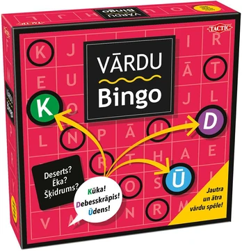 TACTIC Boardgame Word Bingo (In Latvian lang.)