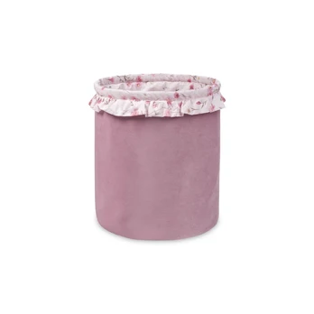 Žaislų krepšys M „Bloom Pink“