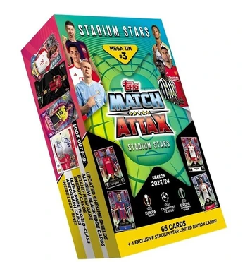 Kolekcinės kortelės Mega Tin # 3 Panini Match Attax 2024