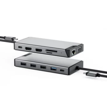 ALOGIC DV3 universalus trijų ekranų USB-C šakotuvas