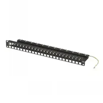 BLACKBOX CAT6A BLANK PATCH PANEL, 24-PORT - 24 PORT