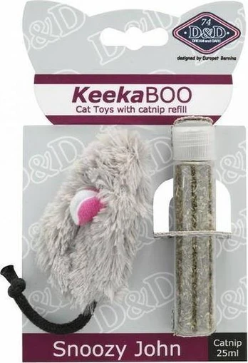 D&D Cat žaislinė pelė su katžole 8cm – 25ml (VAT015454)