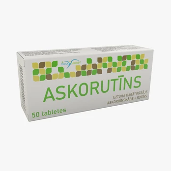 Askorutinas Violaherb, 50 tablečių