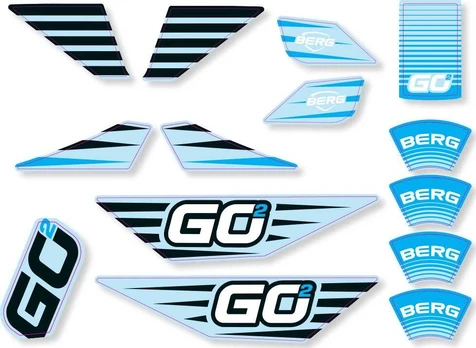 BERG GO² SparX Geltona - Sticker set